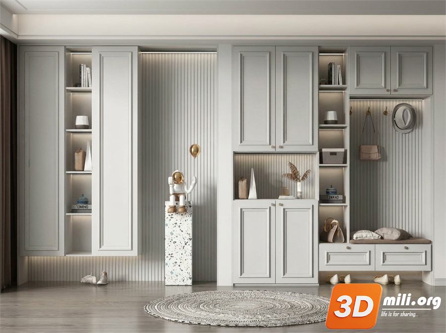 Shoe cabinet Skp Files